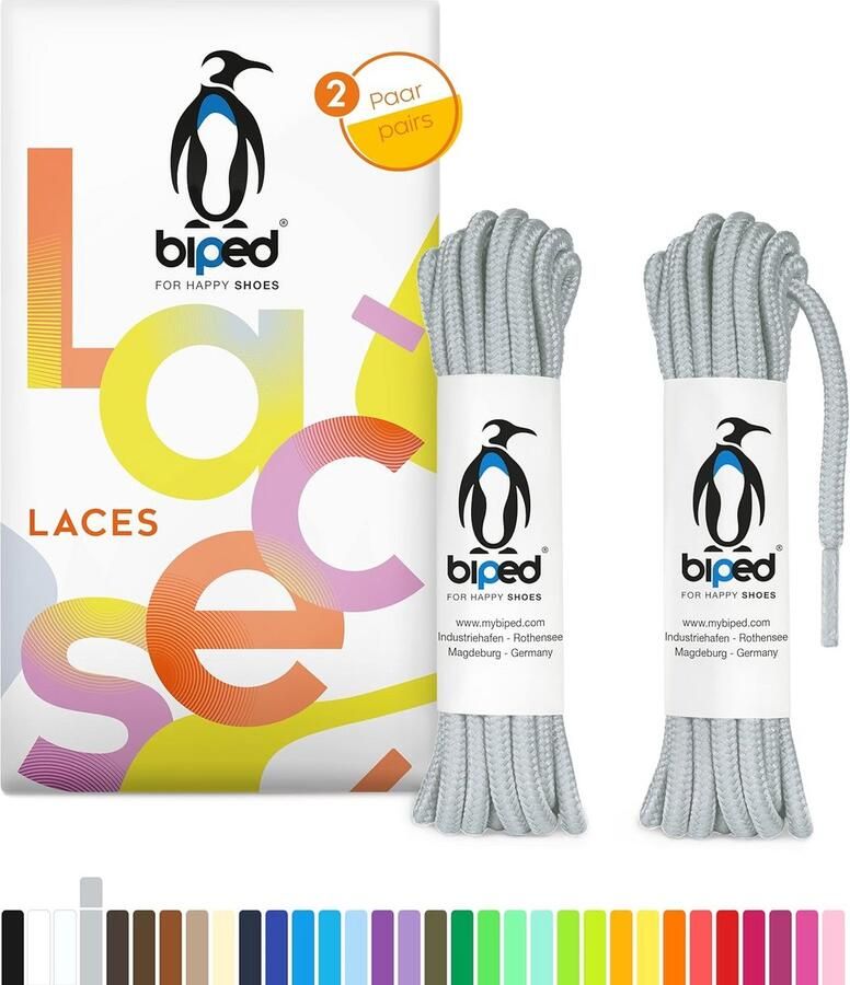 Scheurvaste Ronde Schoenveters 4mm Dik Polyester voor Leren Schoenen Sneakers en Laarzen