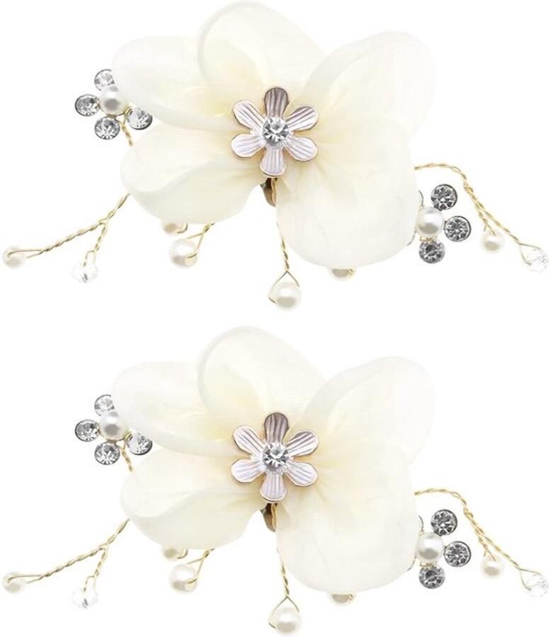 Store_8 Parel Schoen Clips Bruids Schoen Gespen Strass Decoratie Bloem Accessoires Hoge Hakken Schoen Charms Voor Vrouwen