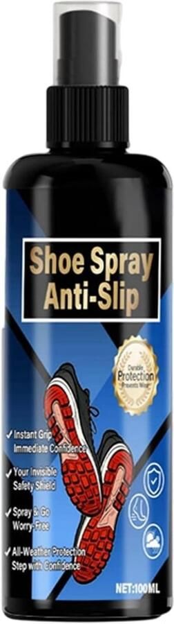 Schoen Grip Spray Tractie Verbeteraar Sport Prestaties Verbetert Stabiliteit 100 ml Transparant