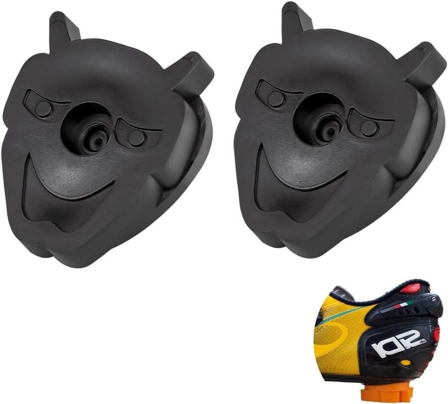 Schoen Hakken Set Hakken Vervanging Fietsen Reparatie Lichtgewicht Rubber 32 g Zwart