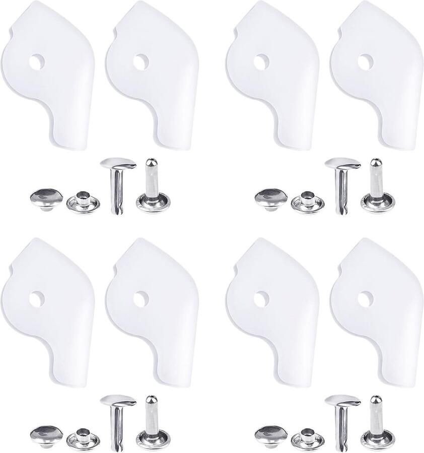 Schoen reparatie kit Vetersluiting versteviging Schoenen bescher Onzichtbare versteviging 4 paar Niet gespecificeerd