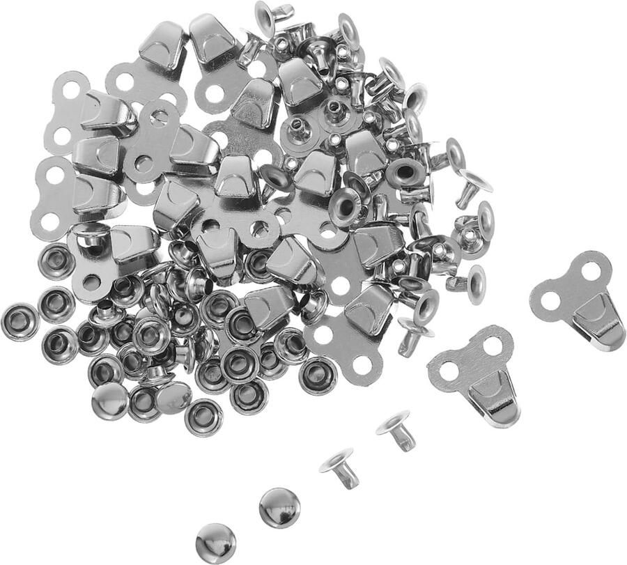 Schoen Reparatie Rivetten Veters Haken Schoenen Versieren Stevige Legering Constructie 20 Stuks Multicolor