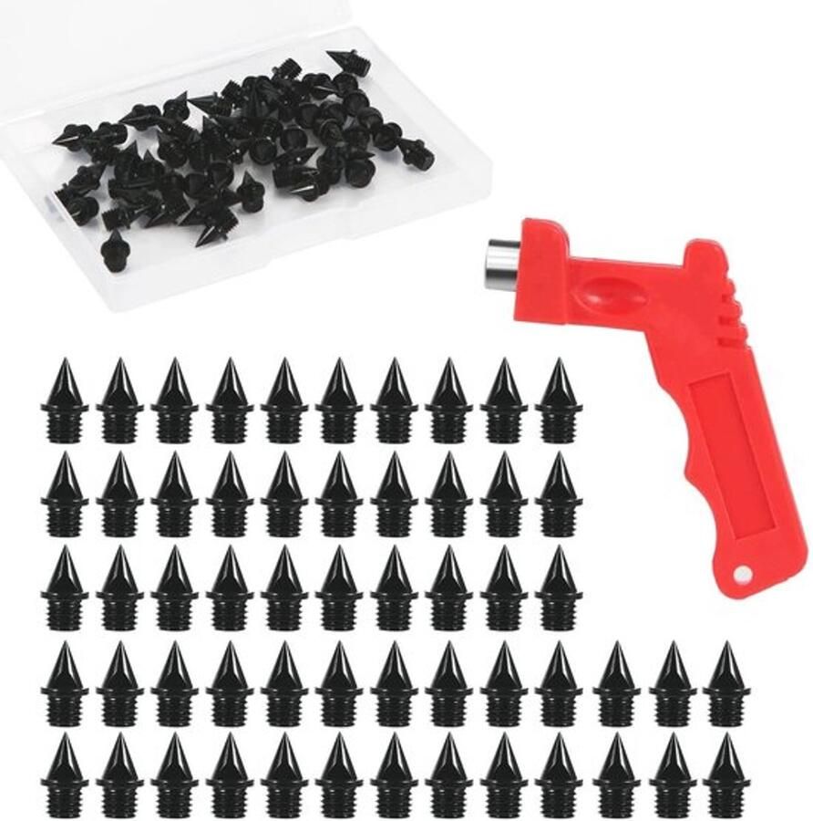 Schoen Spikes 56 Stuks Koolstofstaal 6 35 mm Spike Sleutel Piramide Ontwerp Voor Hardloopschoenen