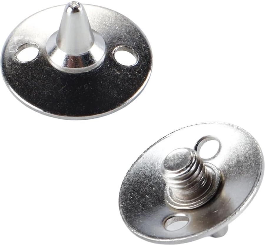 Schoen spikes Vervangende noppen Sportieve grip Speciaal dempend ontwerp 22 stuks Zilver