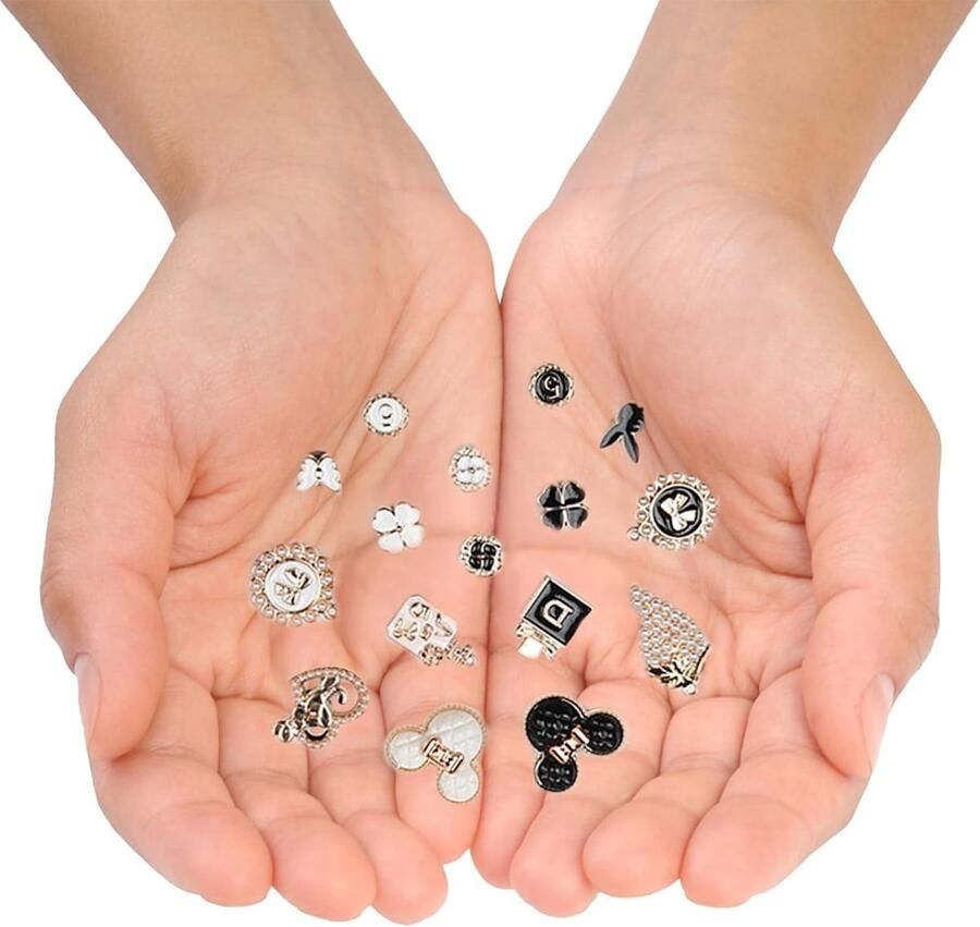 Schoenaccessoires 18 stuks kristal dia ten bling voor clogs perfect voor DIY decoratie ShopVlot