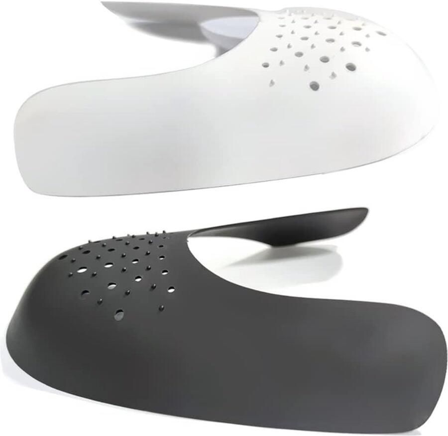 Schoenbeschermers voor Sneakers 4 Paar Anti-Kreuk en Vouwbescherming Wit en Zwart Universele Maat voor Optimale Bescherming