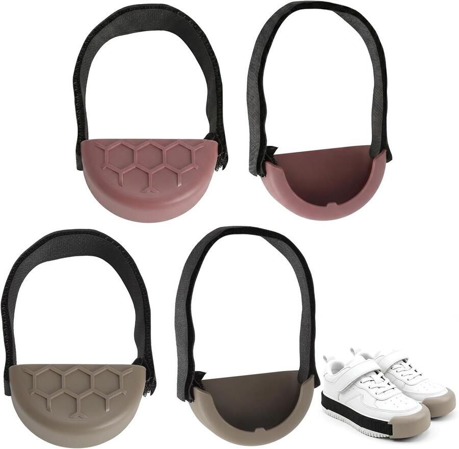 Schoenbeschermers voor sneakers en gymschoenen antislip en slijtvaste teenovertrekken flexibele bescherming voor loopwagens en kinderwagens set van 4 stuks