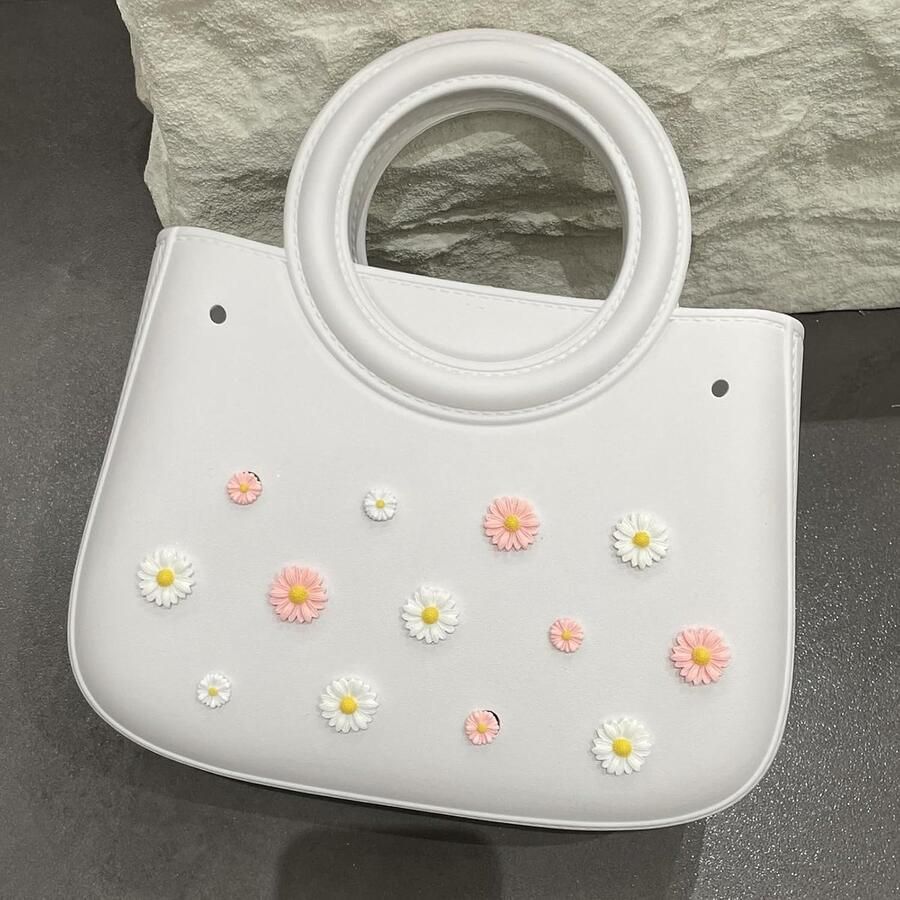 Schoencharms 18pcs Bloemmotief Roze Voor het personaliseren van sandalen ShopVlot
