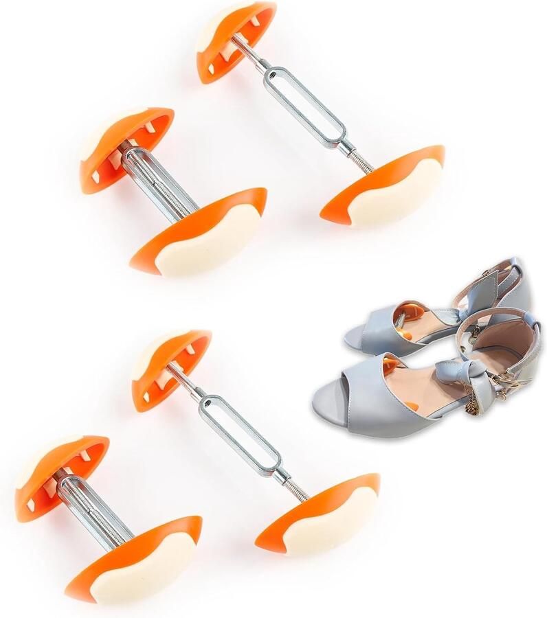 Schoendehners voor het Rekken van Schoenen Verstelbare Druk voor Leren Schoenen Hakken en Sportschoenen 4 Stuks Ideaal voor Comfort en Pasvorm