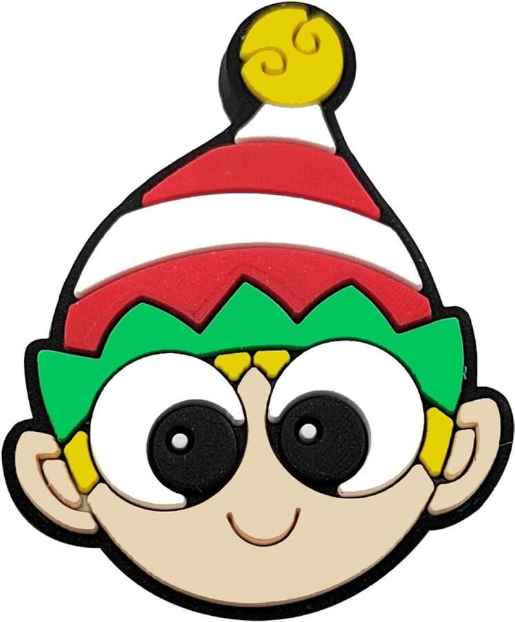 Schoenen Charms 30pcs PVC Kerstdecoratie Santa Elf en Rendier Leuke versiering voor klompen en sandalen ShopVlot - Foto 1