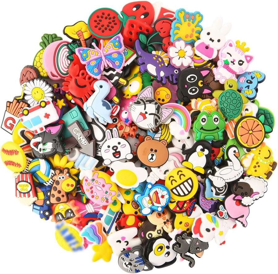 Schoenen Charms voor Kinderen Cartoon Decoratie voor Sneakers PVC Charms voor Creatieve Styling