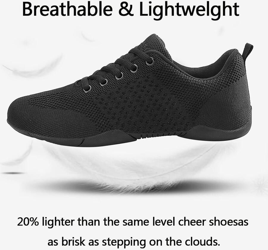 Schoenen Cheerleading Schoenen Cheerleader Kinderen Dansschoenen Dames Sneakers voor Meisjes Mesh Ademend Outdoor Fitness Training Shoes