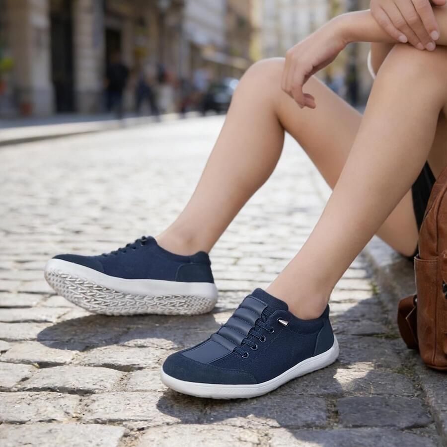Schoenen Dames Brede Teen Box Trail Running Comfortabel