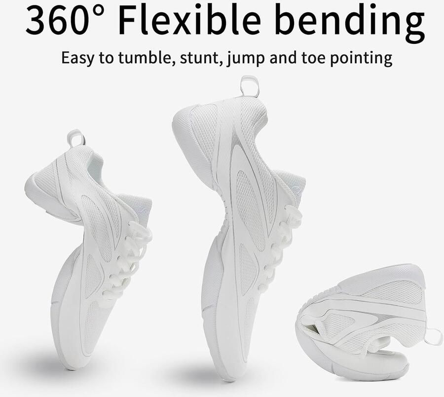 Schoenen Dames Meisjes Cheerleading Dansen Shoes Cheerleader Dans Sneaker Women Jazz Sportschoenen Yoga Training Aerobic Veterschoenen