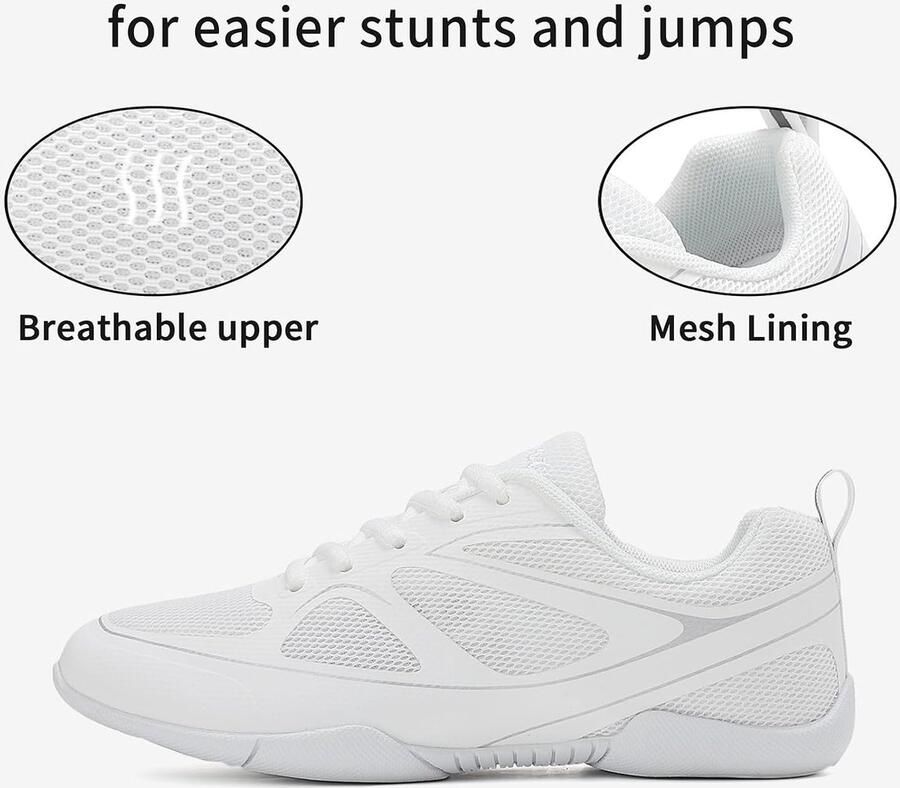 Schoenen Dames Meisjes Cheerleading Dansen Shoes Cheerleader Dans Sneaker Women Jazz Sportschoenen Yoga Training Aerobic Veterschoenen