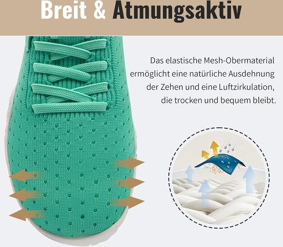 Schoenen Dames Zero-Drop Sneakers Minimalisme damesschoenen Hardloopschoenen Ourdoor Lichtgewicht Sneakers Zacht