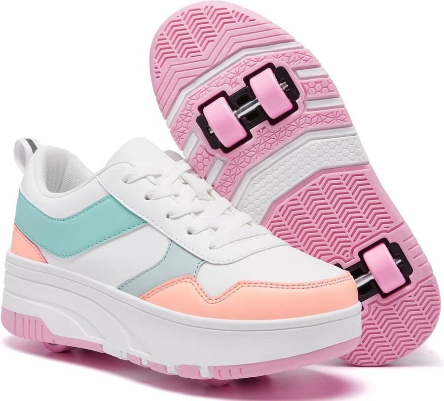 Schoenen met wieltjes Skeelerschoenen Sneakers Actief Spelen Afneembare wieltjes Kindermaat Meerdere kleuren