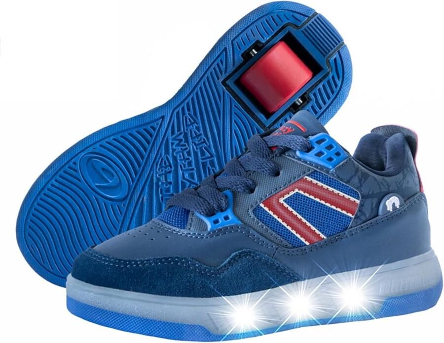 Schoenen met Wieltjes voor en LED Lichtgevende Sneakers met Skateboard Wielen