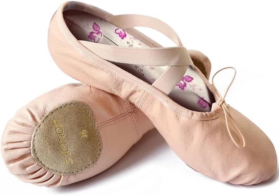 Schoenen s.lemon Leren Splitzool Balletschoenen Dames Kinder