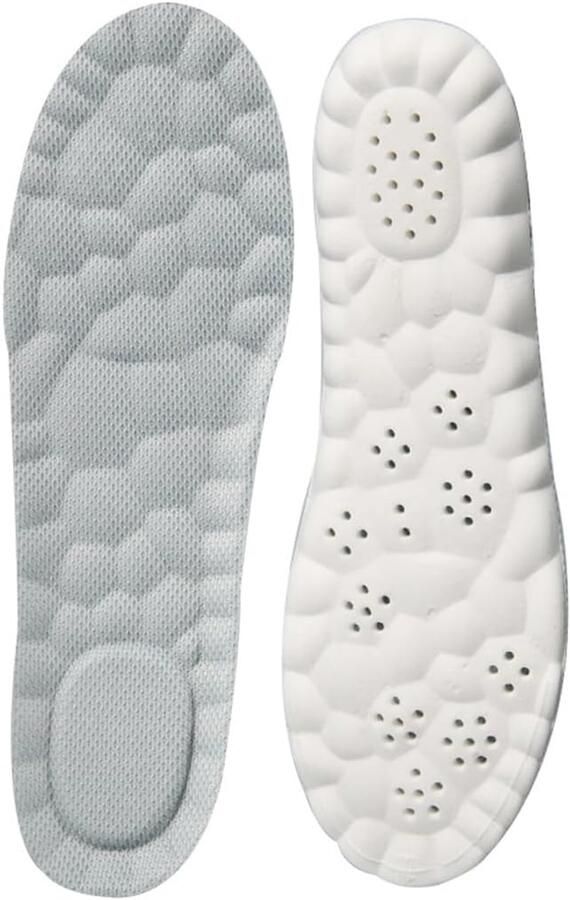 Schoenen voor en comfort traagschuim orthopedisch voetbed voor platte voeten voor en inzetstukken voor sportschoenen laarzen (39 5 40 EU grijs)