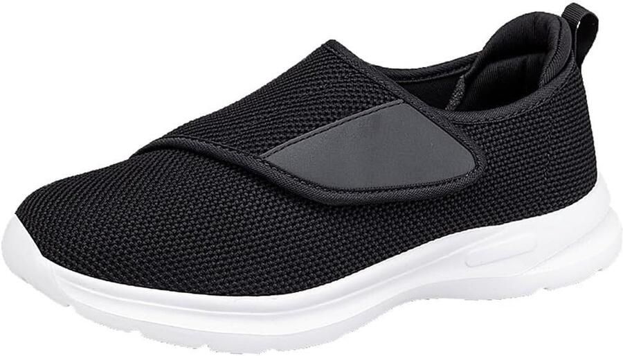 Schoenen voor en extra breed antislip voor gezwollen voeten orthopedische pantoffels wandelen casual werk comfortabel