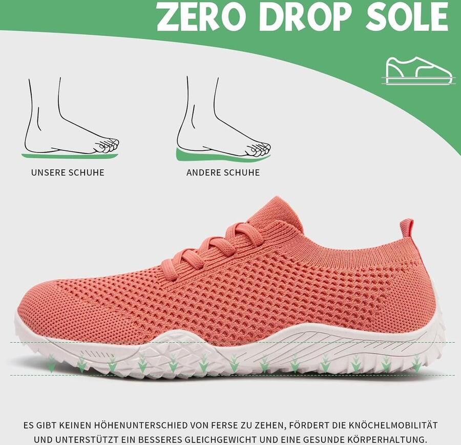 Schoenen voor dames zomer blote voetschoenen sportschoenen loopschoenen gymschoenen zachte sneakers outdoor tennisschoenen zero drop-zolen pantoffels