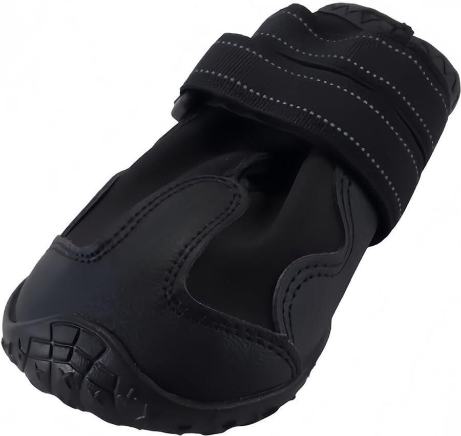Schoenen voor grote honden 4 stuks laarzen en pootbeschermers voor hete bestrating sneeuw en antislip tijdens het wandelen 7 5 x