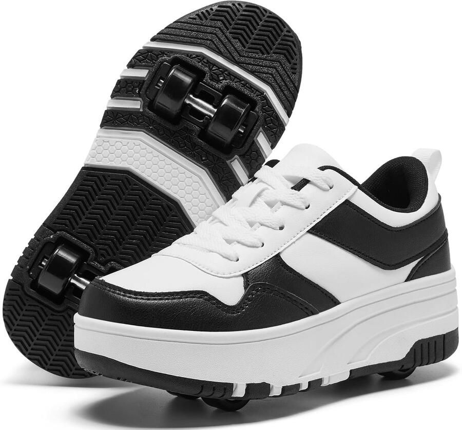 Schoenen voor kinderen afneembare wielen mode sneakers
