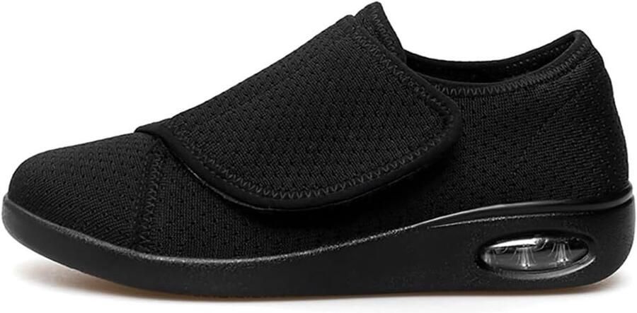 Schoenen Vrouwen Brede Slip On Luchtkussen Artritis Orthopedisch