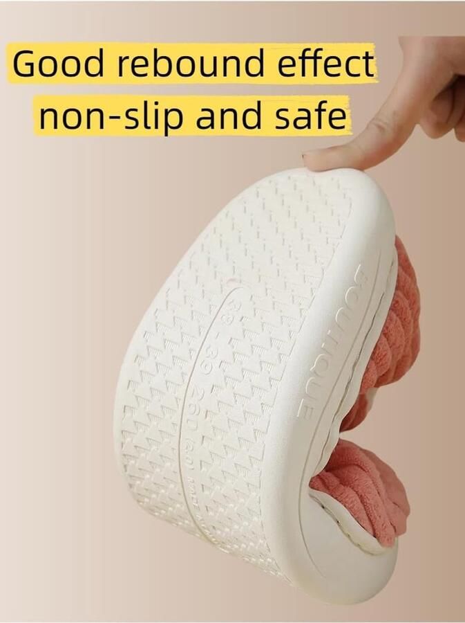 Schoenen warme pantoffels katoen winter uniseks comfortabele dikke zolen antislip binnen en buiten