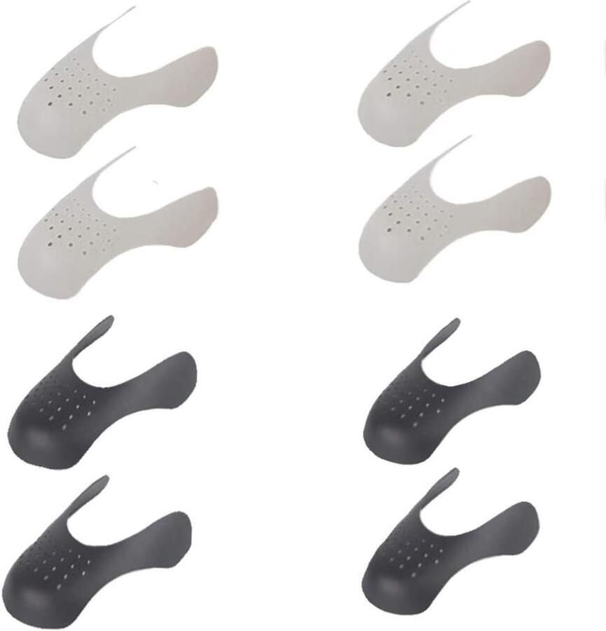 Schoenenbescherming voor Sneakers en Sportschoenen Anti-kreuk Vouwen Voorko 4 Paar Toe Protectors