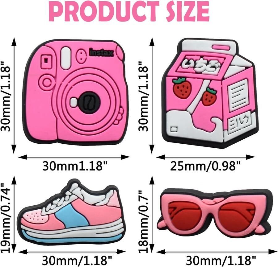Schoenenhangers Clogs PVC Cartoon Decoratie Voor Sandalen en Armbanden Creatieve Accessoires SnelShoppen