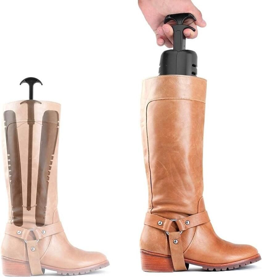 1 Paar Plastic Laarsvormers voor Kniehoge Laarzen Ondersteuning en Vorming voor en Schoenen