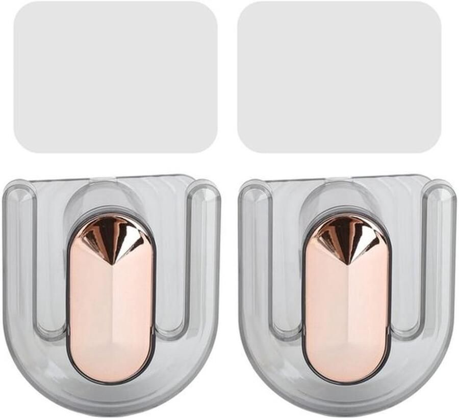 Schoenenrek Wandgemonteerd 2 Stuks Sterk Plastic Multifunctioneel Slippershanger Eenvoudige Installatie Slippersrek