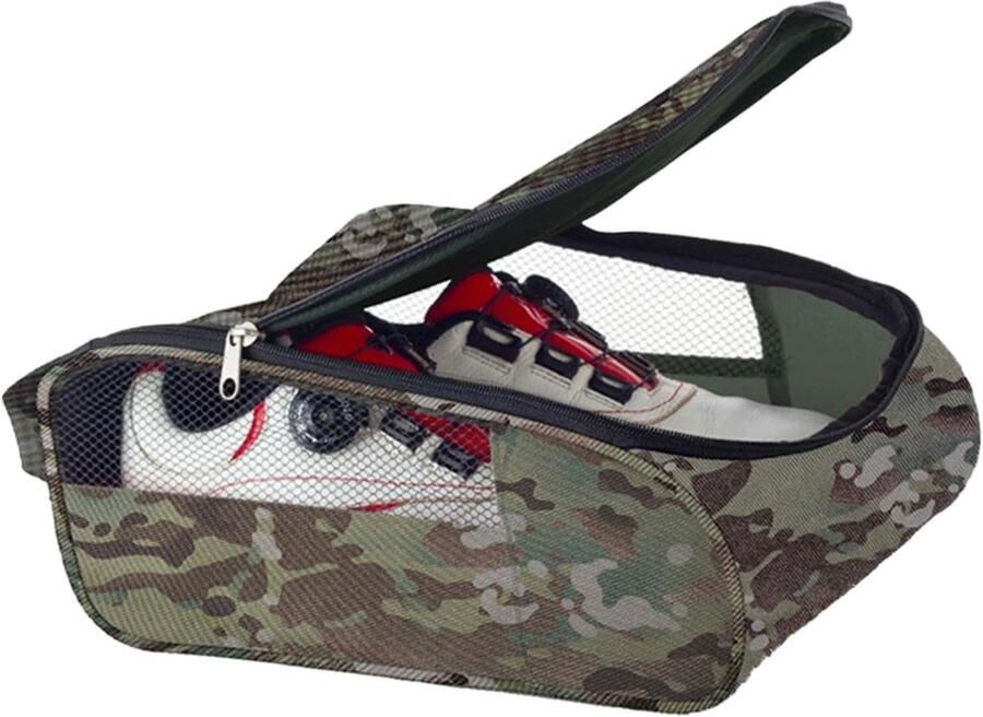 Schoenentas Sporttas Sneaker Tas Sport en Reizen Verbeterde Luchtstroom 10 Liter Capaciteit Groen