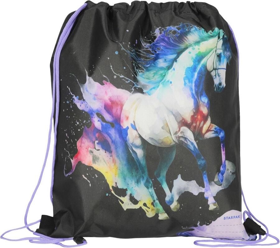 Schoenentas voor lichamelijke opvoeding Zwart-Blauw 32x