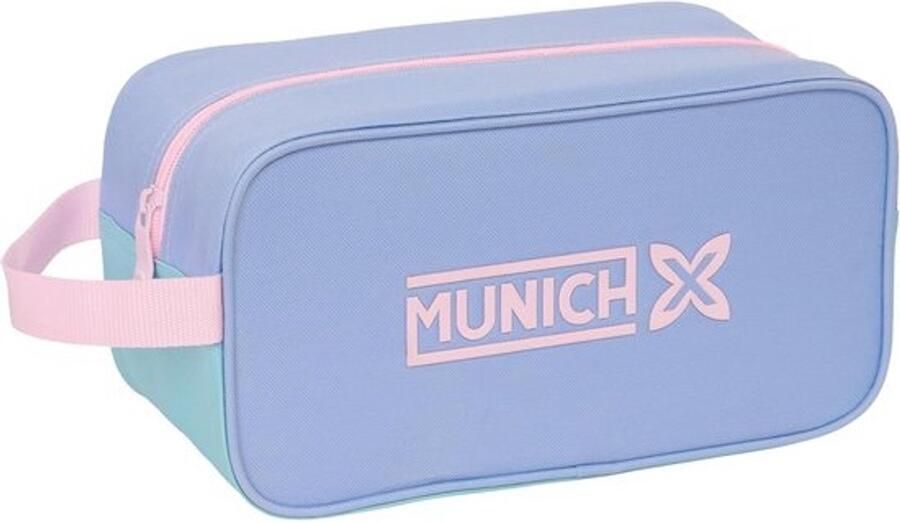 Schoenentas voor sport en school Voor voetbal en outdoor Blauw lichtroze