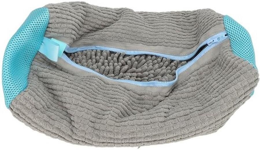 Schoenenwaszak met Ritssluiting Herbruikbare Schoenenwaszak Extra Grote Capaciteit Scheurbestendig Polyester Geschikt voor Sneakers Pantoffels Waszak