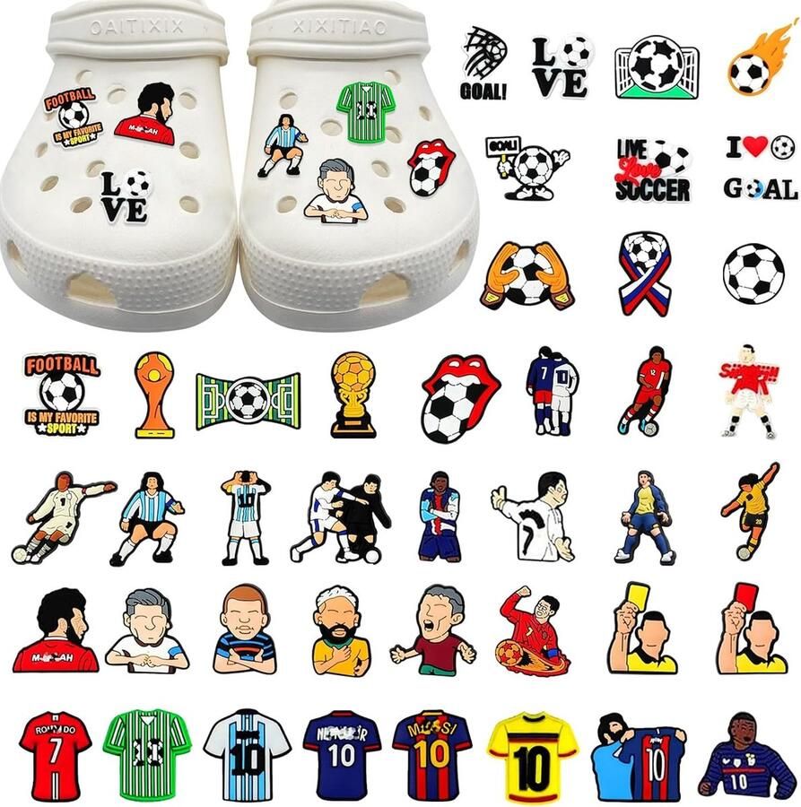 Schoenhangers 72 Stuks Voetbalschoenen Accessoires Decoratief Organiseer je schoenen SnelShoppen - Foto 1