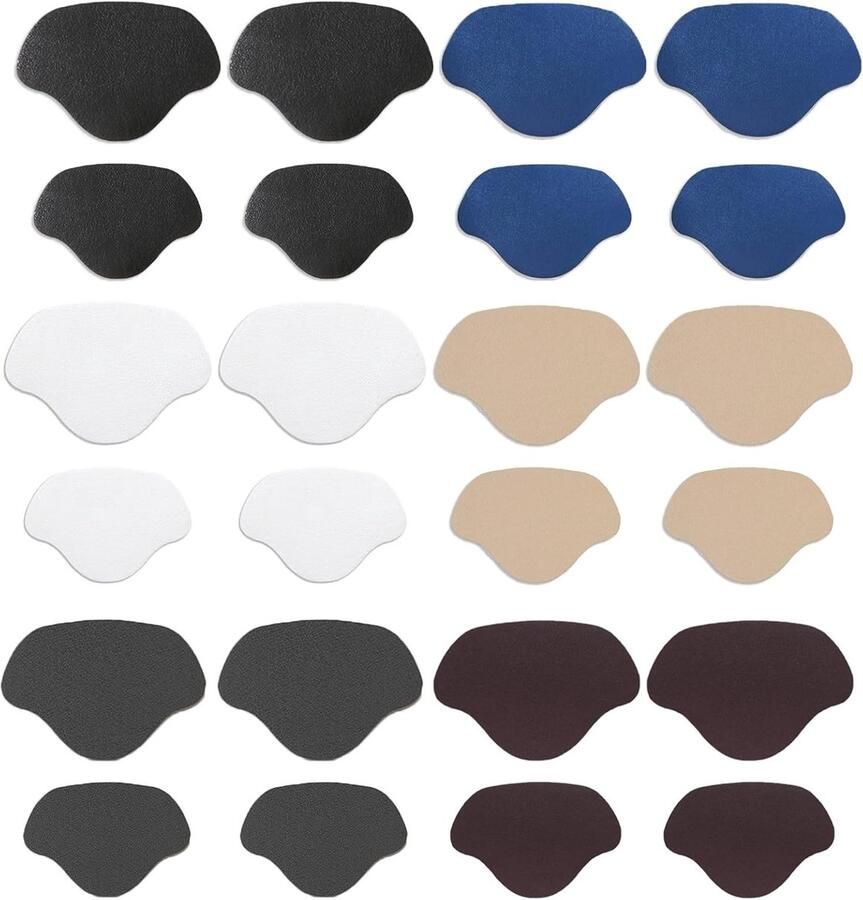 Schoenhiel reparatie patches 48 stuks zelfklevende stickers voor het bescher van gym schoenen en sneakers tegen slijtage en gaten