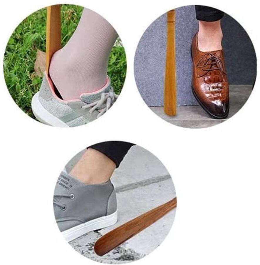 Schoenhoorn Professionele Houten Schoenhoorn Comfortabele Schoenenlifter Voor Laarzen Tennisschoenen Duurzaam Makkelijk Opbergen