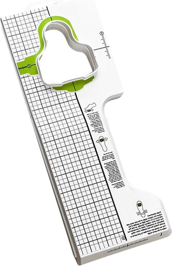 Schoenplaat Tool Cleat Afsteller Fietsprestaties Verbeteren Ergonomische Voetuitlijning 31.5 x 12 x Bordeauxrood