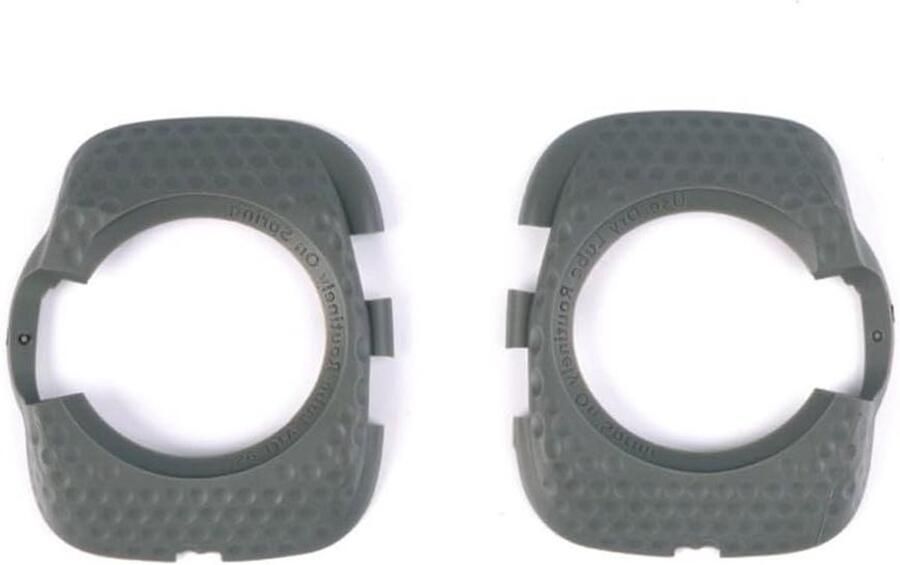 Schoenplaatjes Beschermers Cleat Covers Fiets Bescherming Voorkomt Slijtage Schroeven 1 Paar Grijs