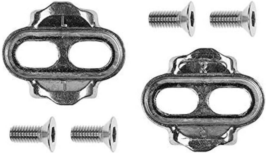 Schoenplaten voor Mountainbike en Racefiets met Nul Drijfvermogen