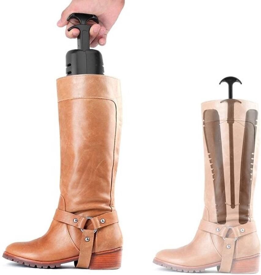 Schoenrekker Met Handvat Laarzen Expander Kunststof Laarssteun Antirimpel Ondersteuning Roestwerende Coating Verstelbaar Design Laarzenrekker