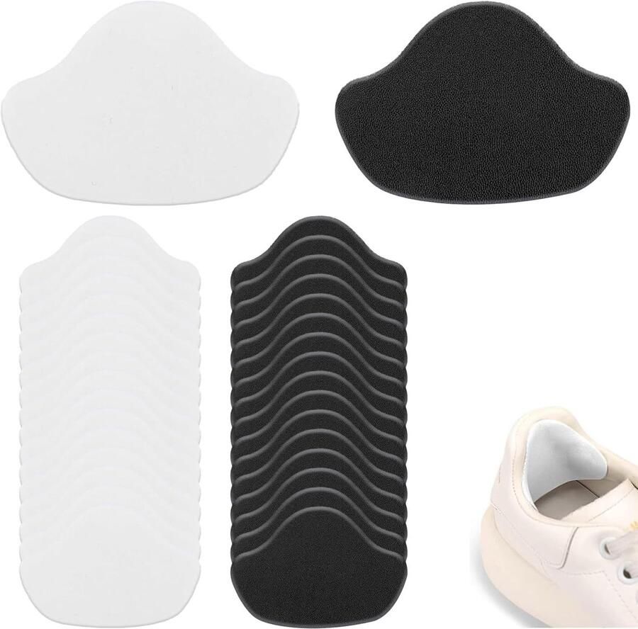 Schoenreparatiepleisters 32 stuks zelfklevende hielbeschermers voor sneakers en leren schoenen ideaal voor langdurige bescherming en comfort