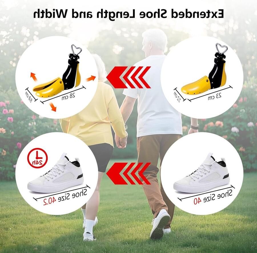 Schoenverlengers voor Laarzen en Schoenen Verstelbare Schoenbo voor en Ideaal voor Het Rekken van Strakke Schoenen