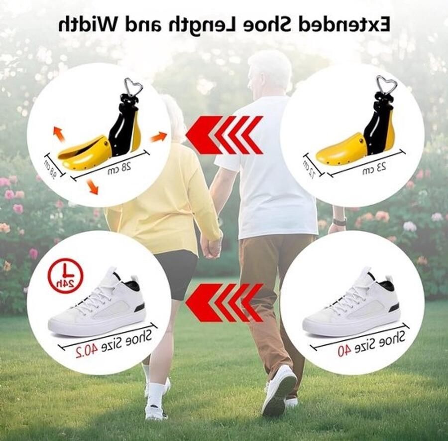 Schoenverlengers voor laarzen en schoenen verstelbare schoenbo voor en