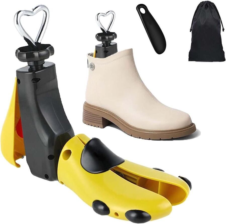 Schoenverstevigers voor nen en Plastic Schoenrek voor Boots en Sneakers Verstelbare Schoenverlengers voor Comfort en Pasvorm