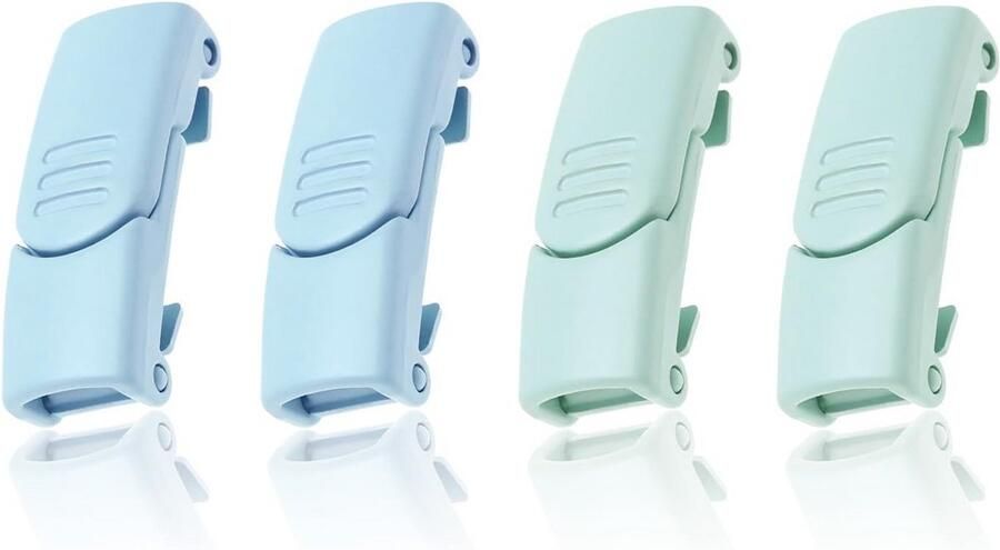 Schoenveter Gespen Geen Strik Veters Snel Schoenen Sluiten Magnetische Sluiting 2 Paar Groen Blauw